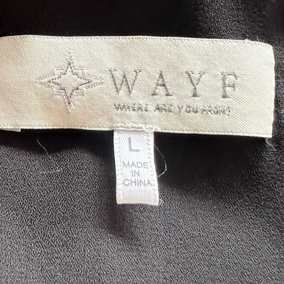 Wayf top cami black sleeveless large spaghetti straps - Picture 8 of 8